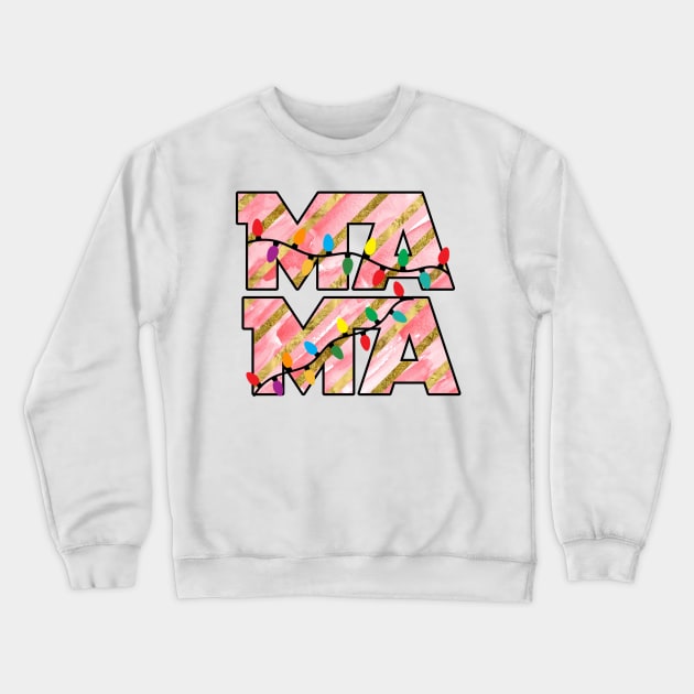 Mama Claus Crewneck Sweatshirt by MZeeDesigns